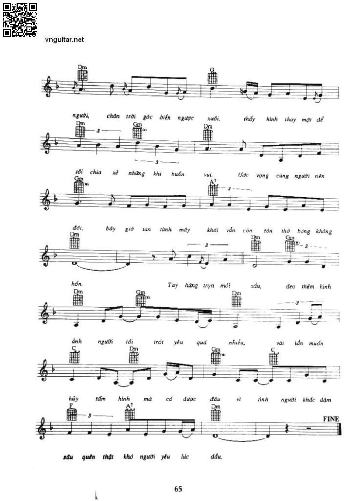 Page 5 of Sheet music PDF Tấm ảnh không hồn - Hoài An