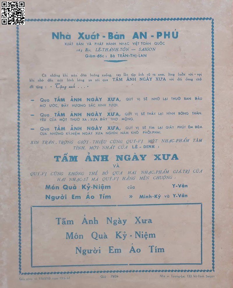 Page 4 of Sheet music PDF Tấm ảnh ngày xưa - Lê Dinh