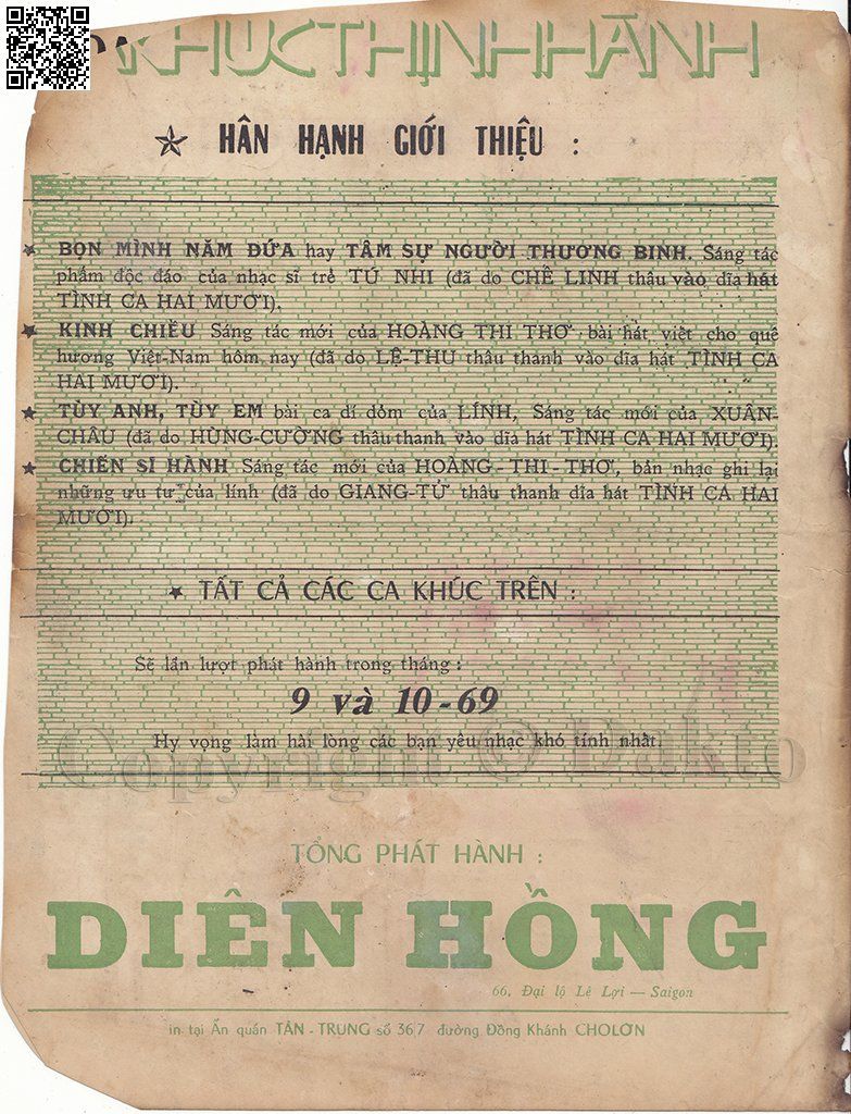 Page 4 of Sheet music PDF Tâm sự người thương binh - Tú Nhi