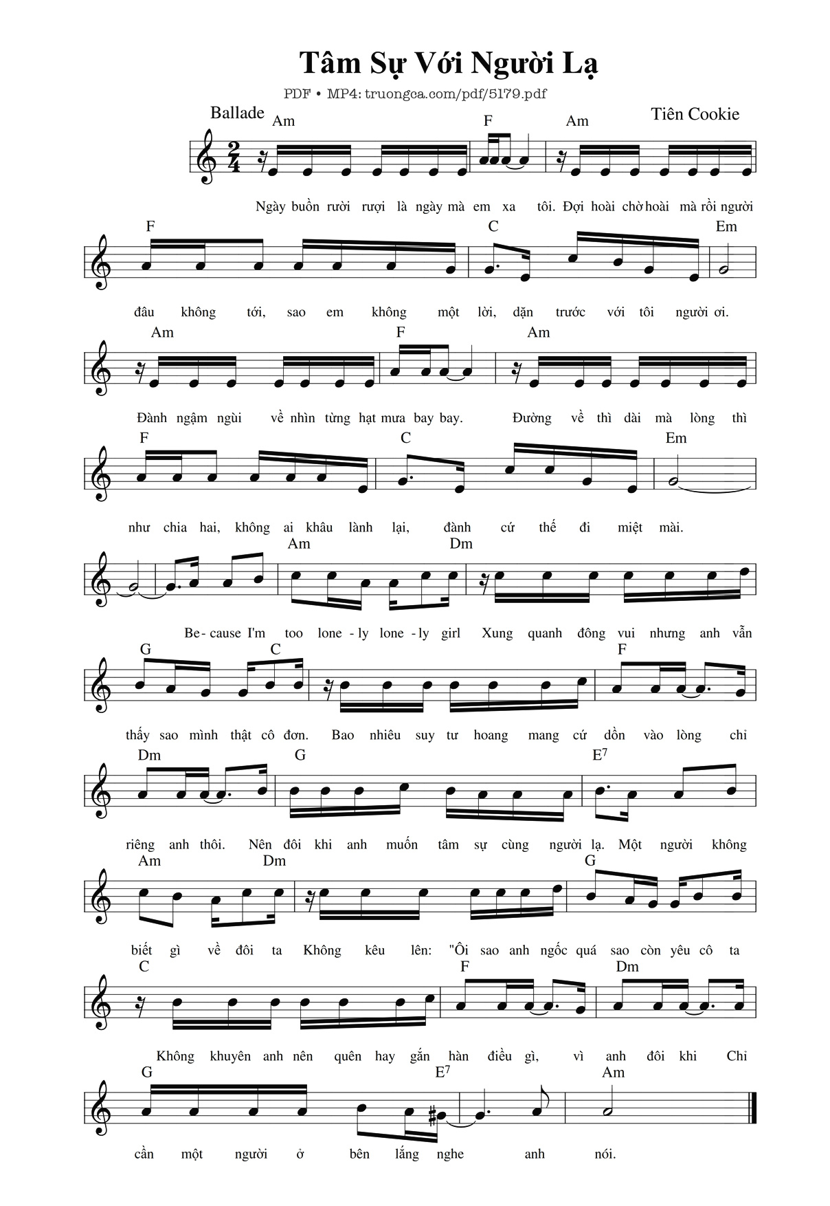 Tâm sự với người lạ