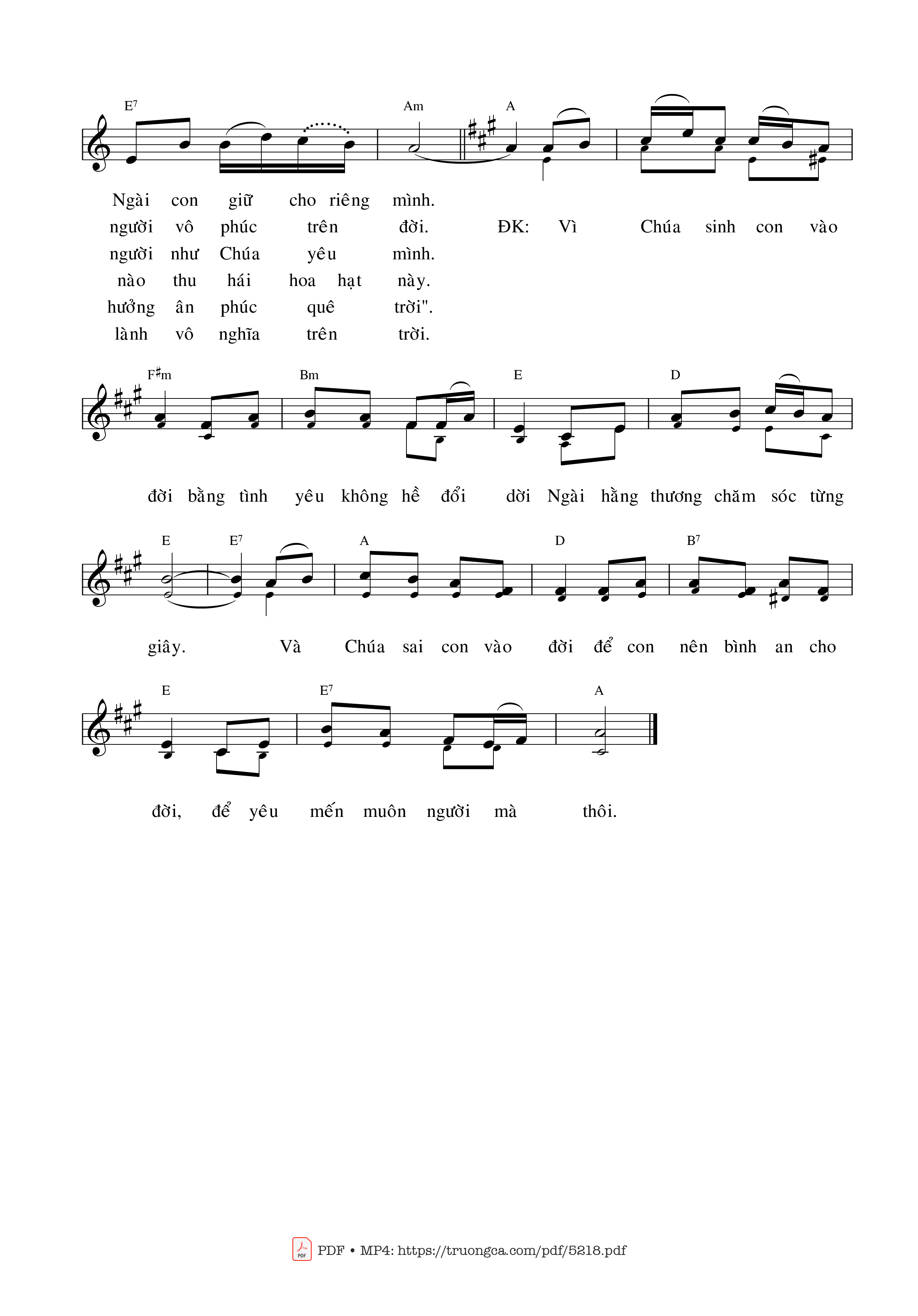 Page 2 of Sheet music PDF Tất cả là hồng ân - Lm. Huy Hoàng