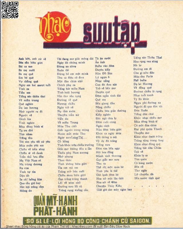 Page 4 of Sheet music PDF Bông hồng cài áo - Phạm Thế Mỹ