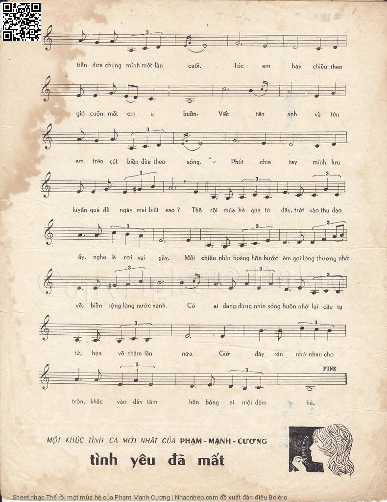 Page 3 of Sheet music PDF Thế rồi một mùa hè - Phạm Mạnh Cương