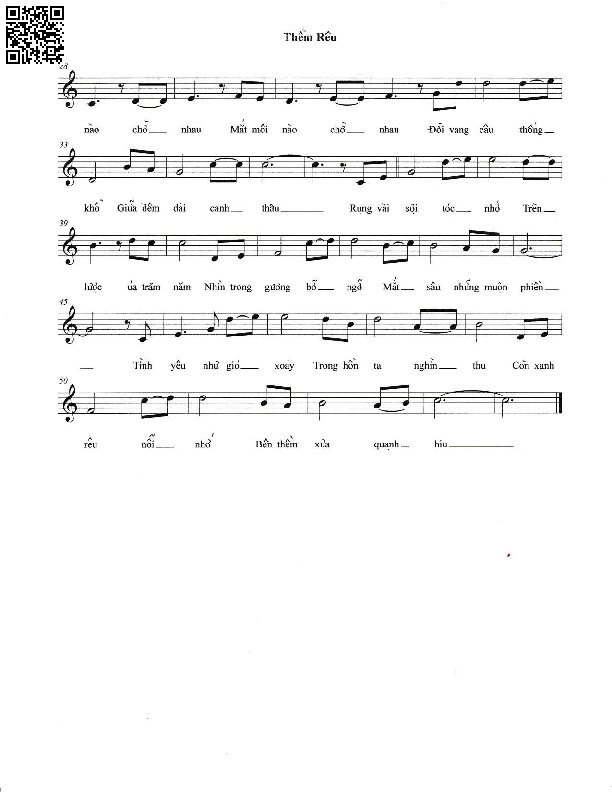 Page 2 of Sheet music PDF Thềm rêu - Việt Phương