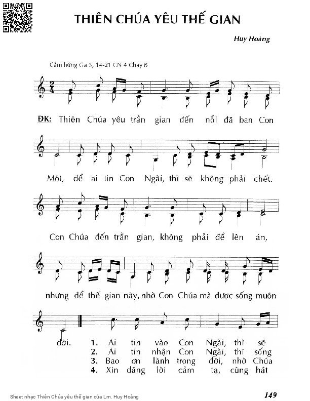 Thiên Chúa yêu thế gian