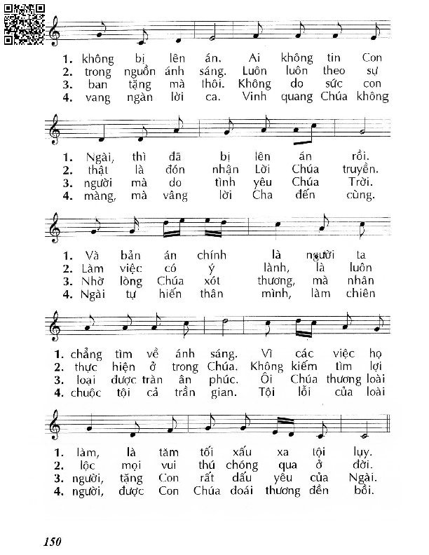 Page 2 of Sheet music PDF Thiên Chúa yêu thế gian - Lm. Huy Hoàng