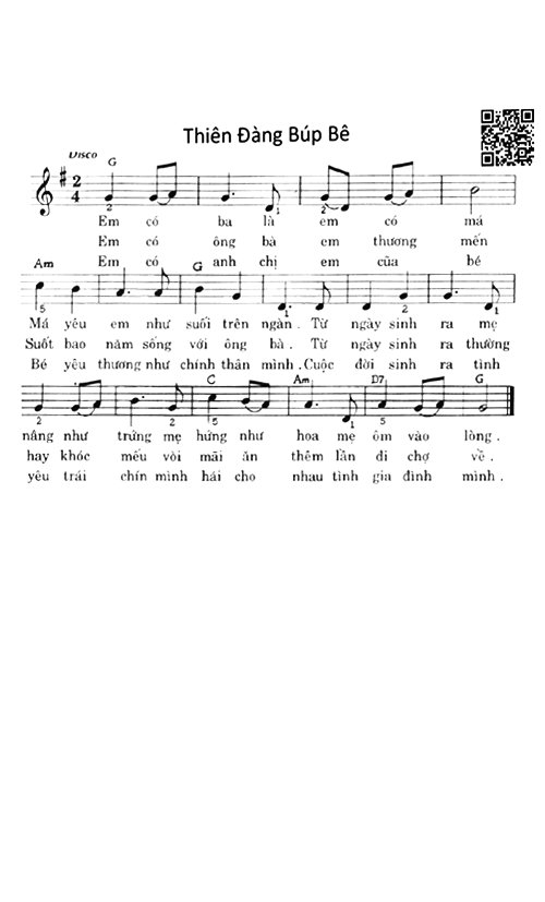 Page 2 of Sheet music PDF Thiên đàng búp bê - Văn Khoa