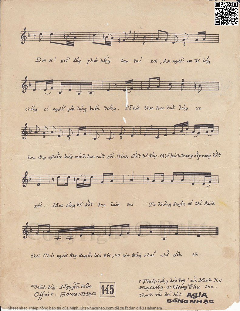 Page 3 of Sheet music PDF Thiệp hồng báo tin - Minh Kỳ