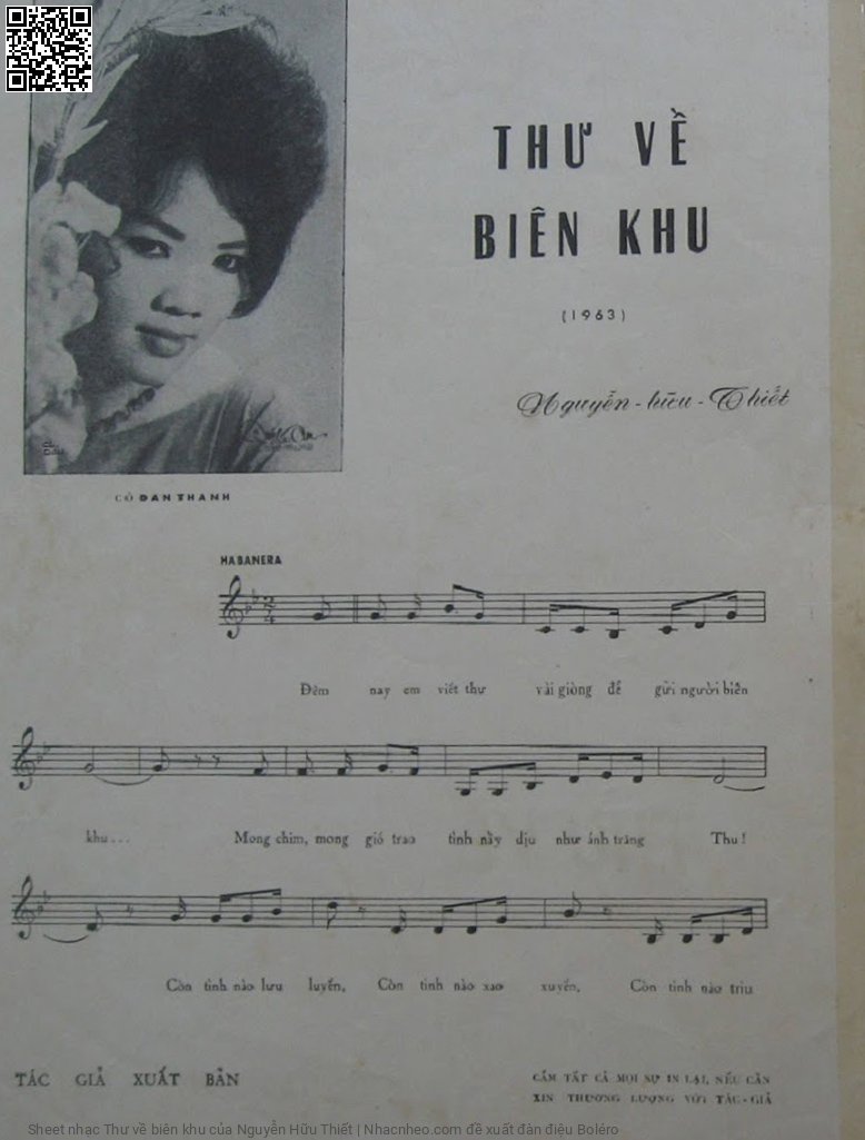 Page 2 of Sheet music PDF Thư về biên khu - Nguyễn Hữu Thiết