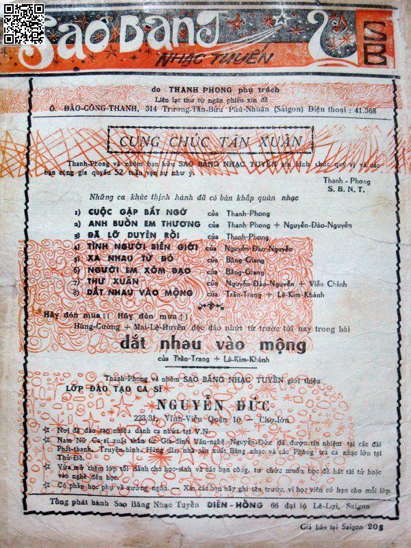 Page 4 of Sheet music PDF Thư xuân - Viễn Chinh