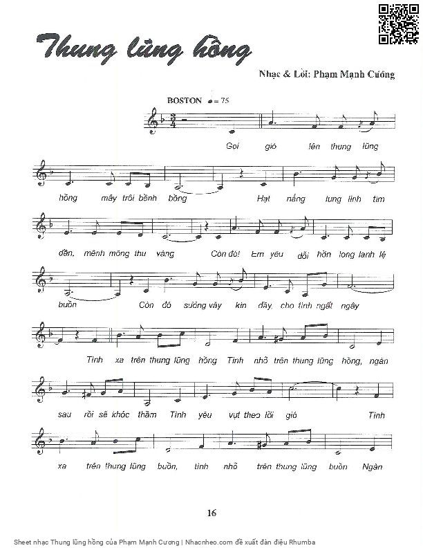 Sheet PDF of Thung lũng hồng