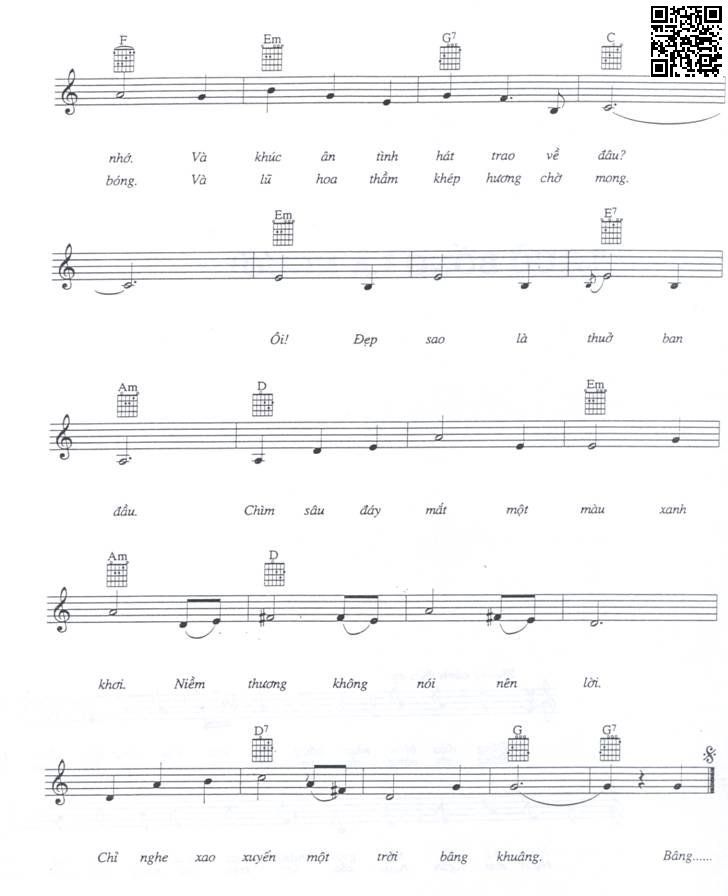 Page 6 of Sheet music PDF Thuở ban đầu - Phạm Đình Chương