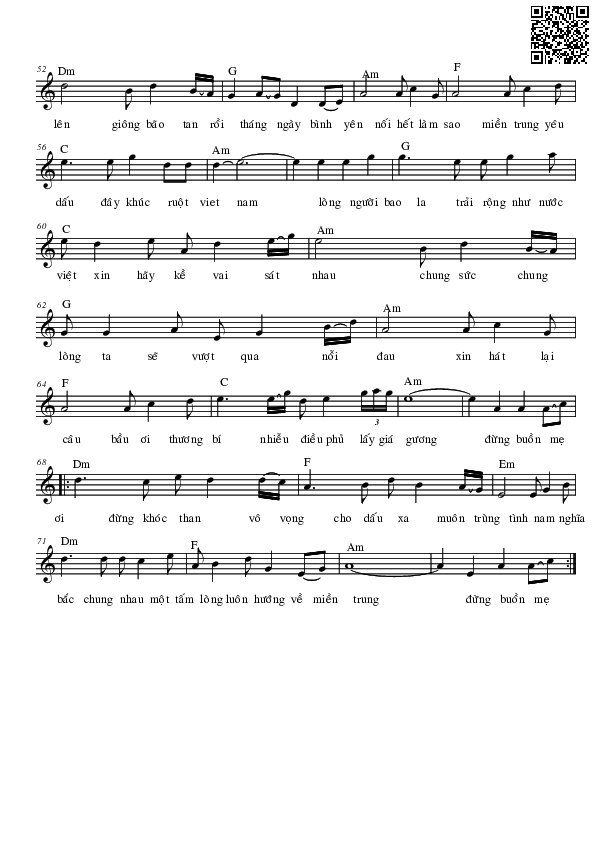 Có ai xuôi tàu cho tôi nhắn gửi miền Trung thương nhớ, Trang 3