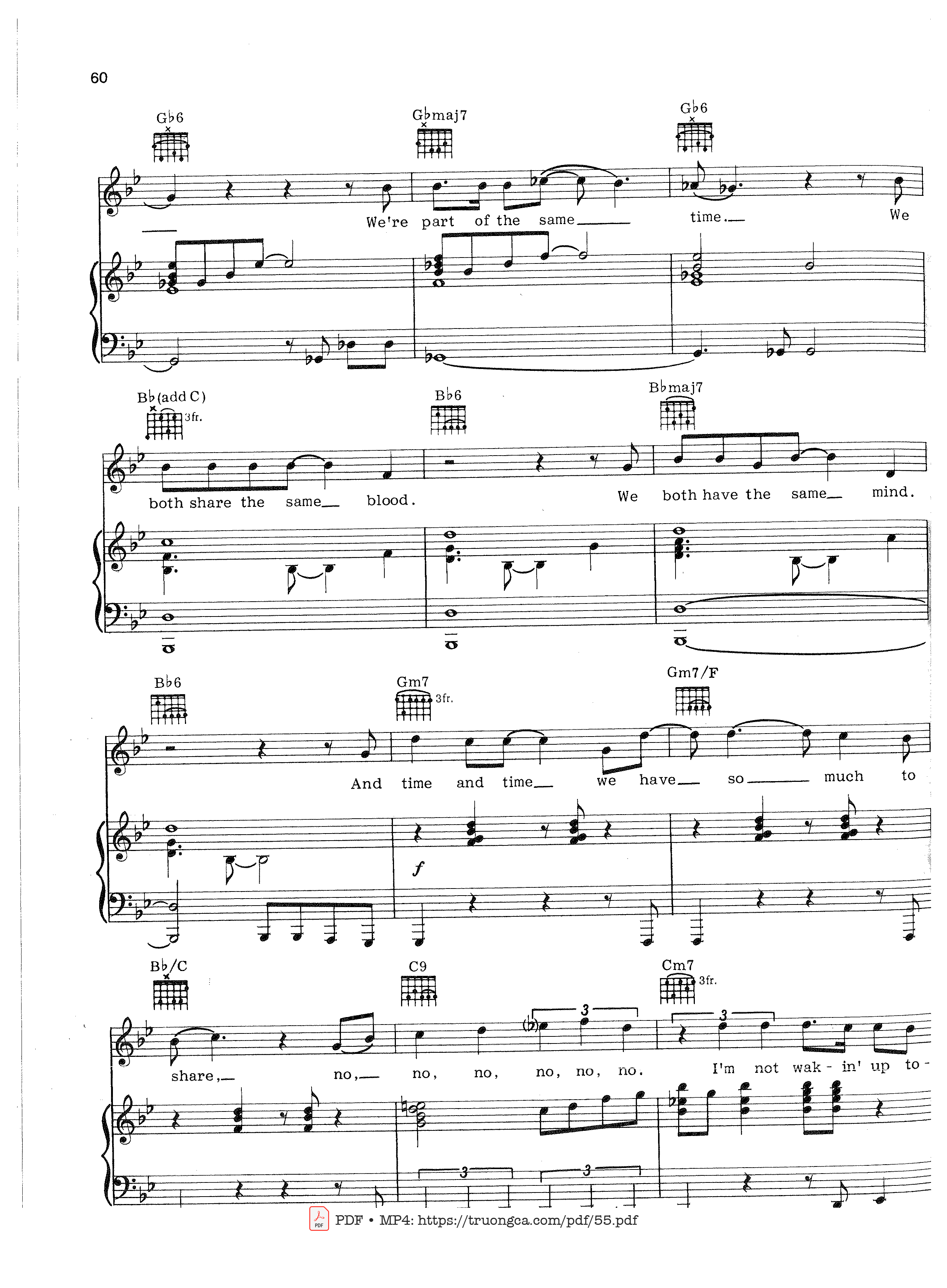 Page 4 of Sheet music PDF And I Am Telling You I
