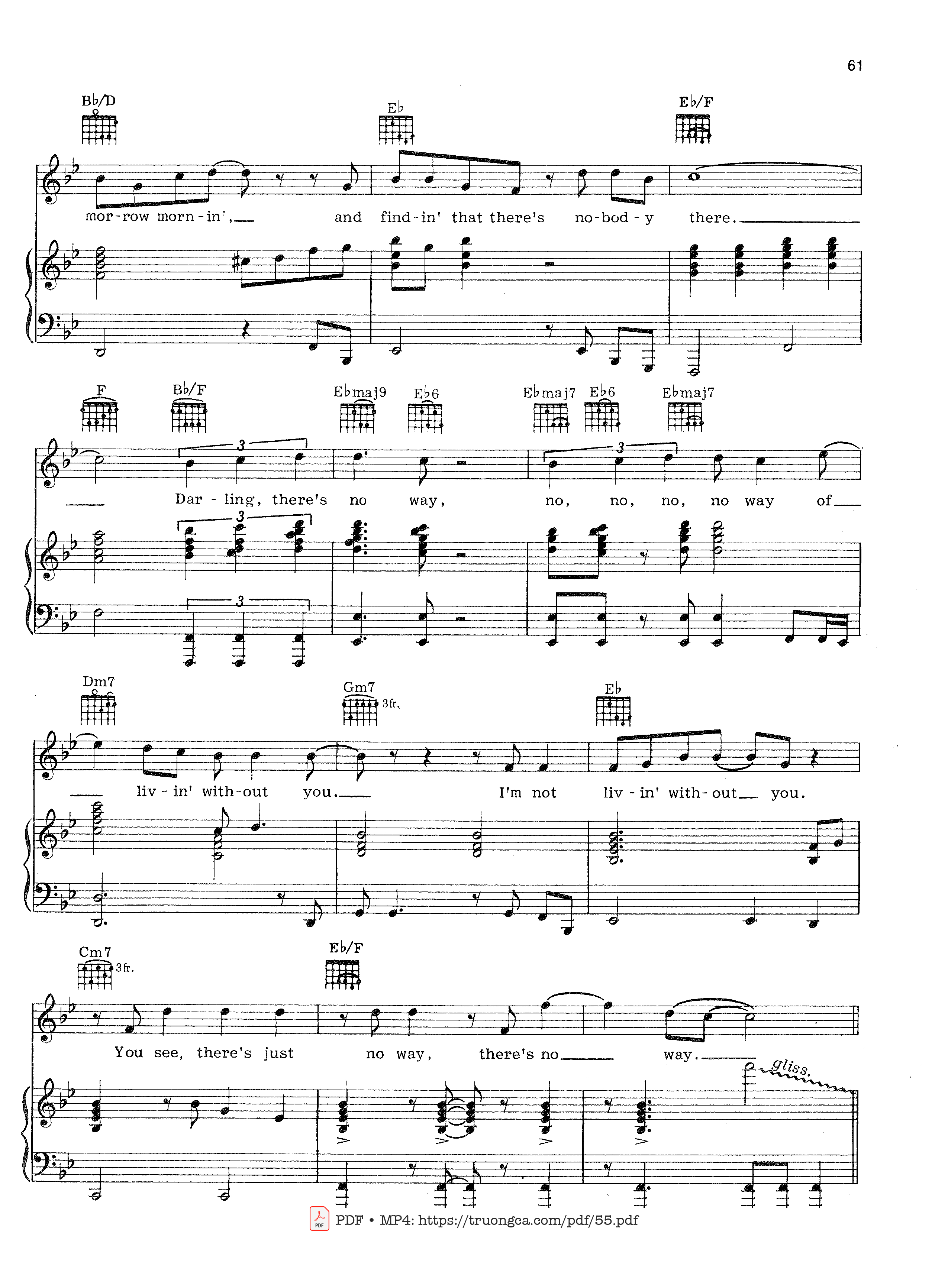 Page 5 of Sheet music PDF And I Am Telling You I