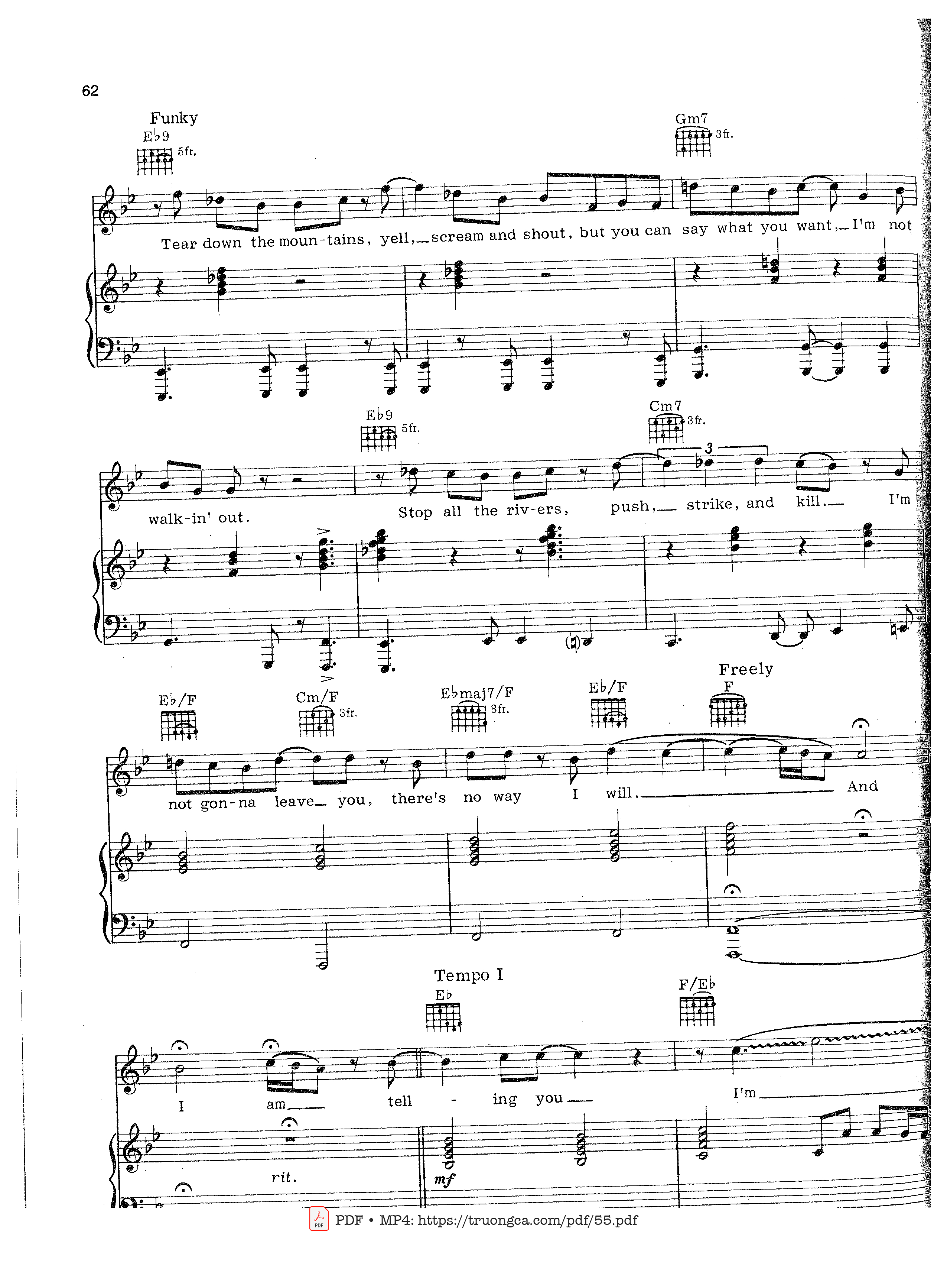 Page 6 of Sheet music PDF And I Am Telling You I