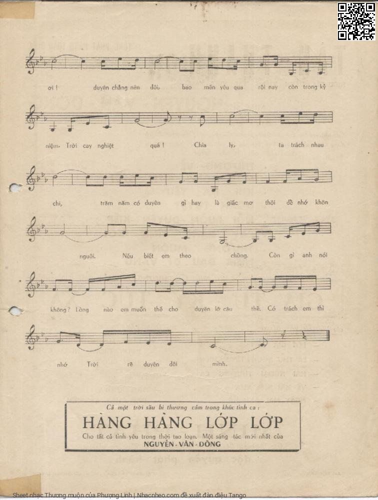 Page 3 of Sheet music PDF Thương muộn - Phượng Linh