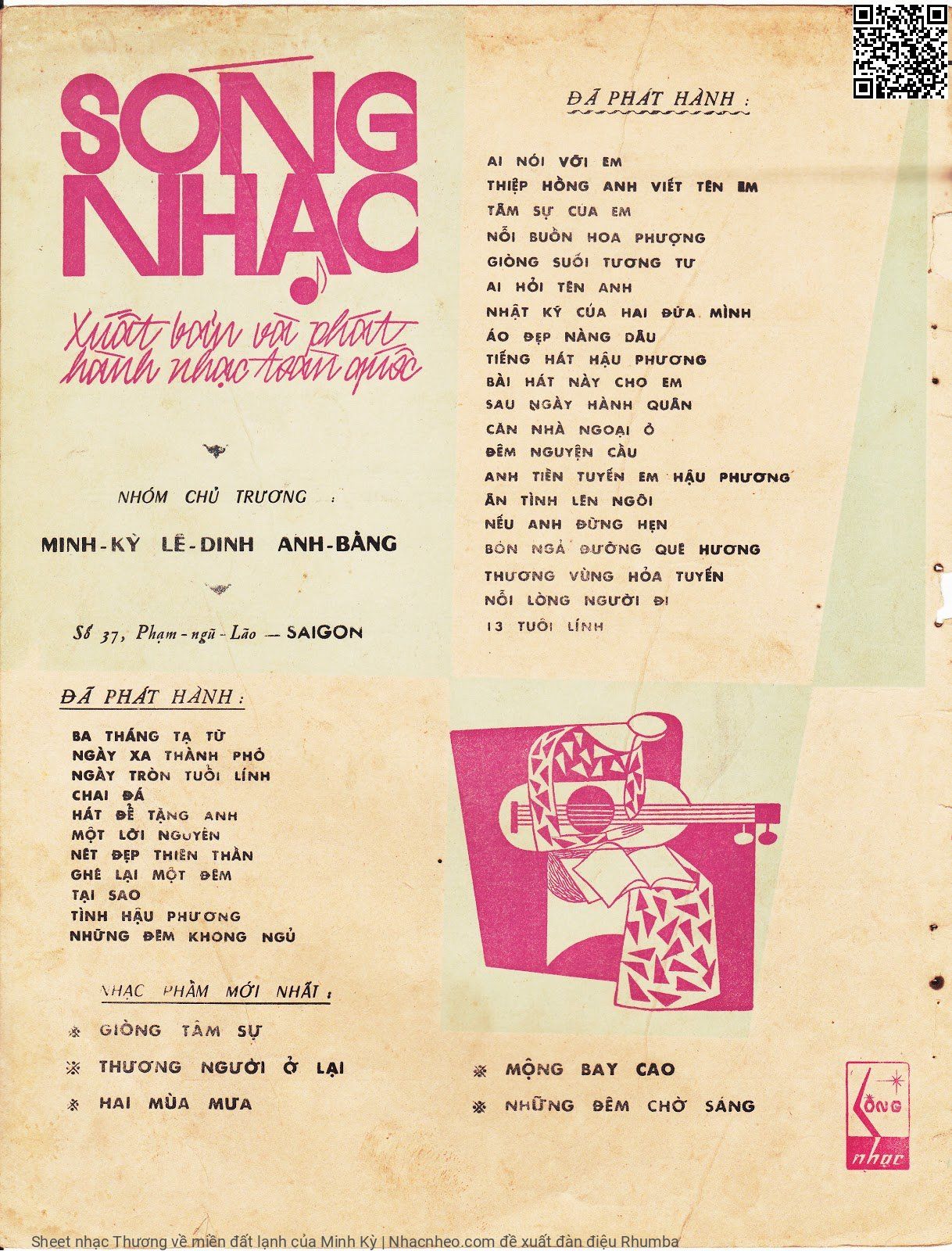 Page 4 of Sheet music PDF Thương về miền đất lạnh - Minh Kỳ