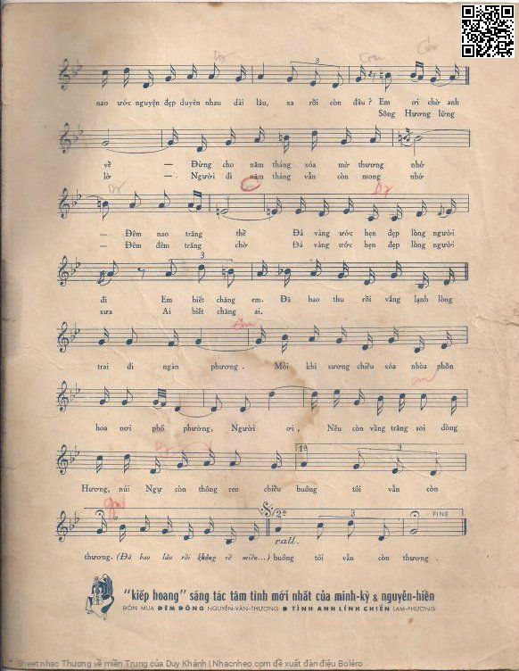 Page 3 of Sheet music PDF Thương về miền Trung - Duy Khánh