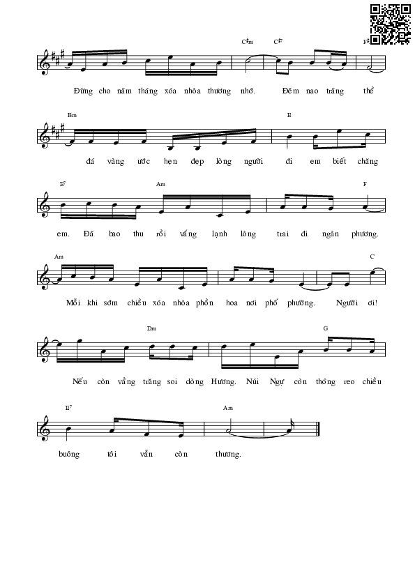 Page 6 of Sheet music PDF Thương về miền Trung - Duy Khánh