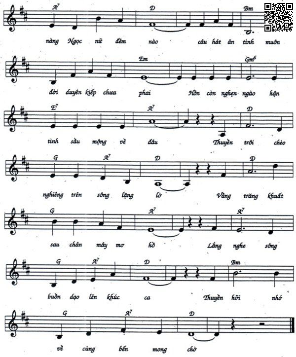 Page 6 of Sheet music PDF Thuyền trăng - Nhật Bằng