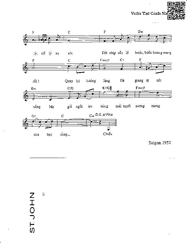 Page 2 of Sheet music PDF Thuyền viễn xứ - Phạm Duy
