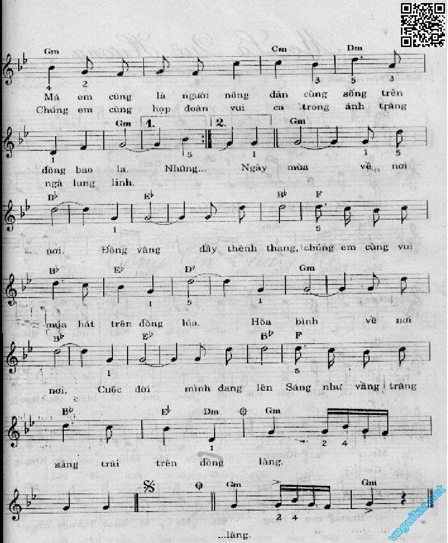 Page 2 of Sheet music PDF Tía em má em - Văn Lương