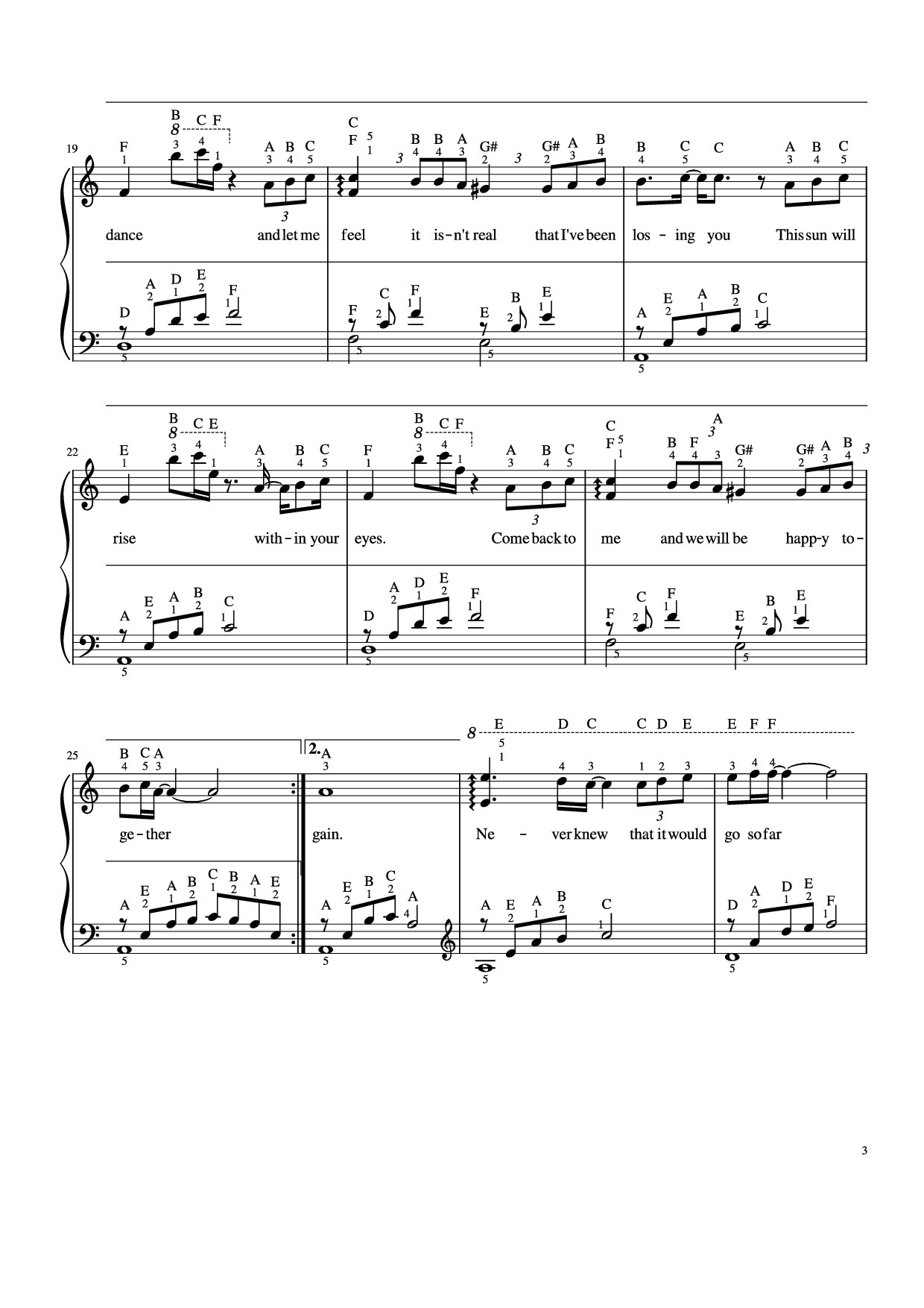 Page 3 of Sheet music PDF Piano Boulevard - Dan Byrd