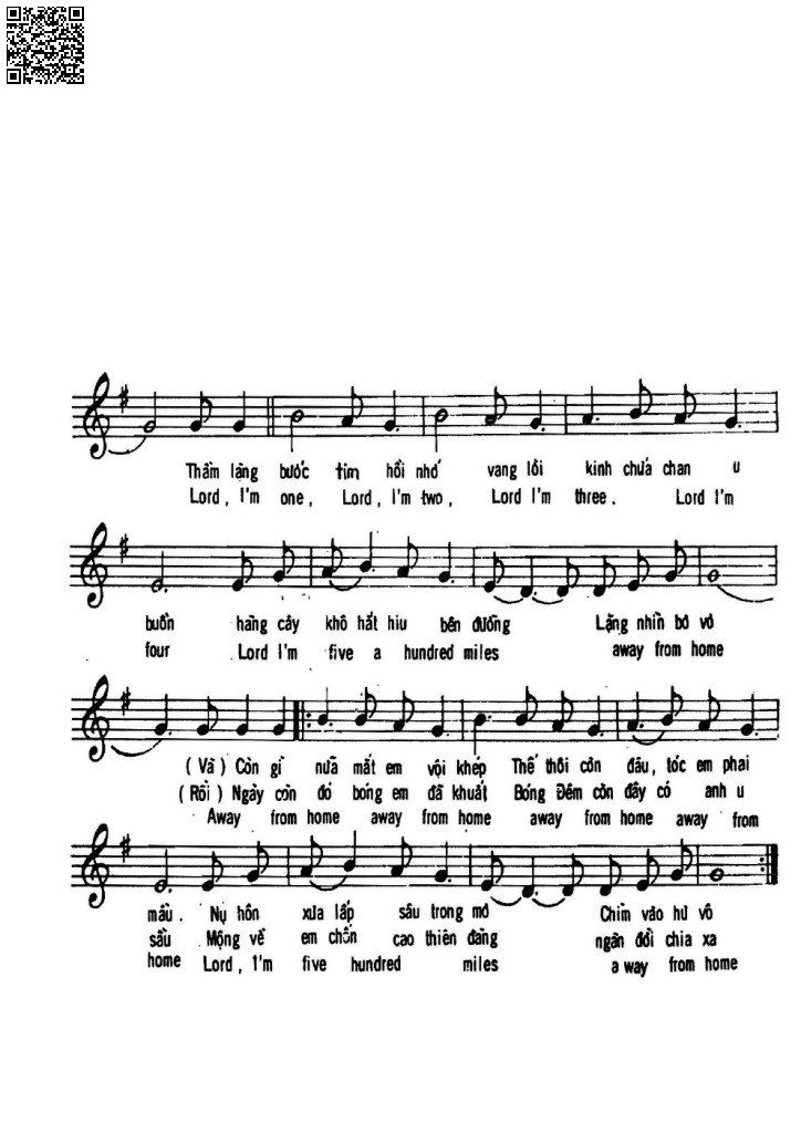 Version Trời lạnh giá bước chân buồn bã, Trang 2