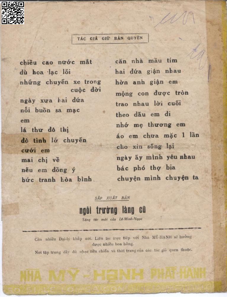 Page 4 of Sheet music PDF Bức tranh hòa bình - Hoài Linh