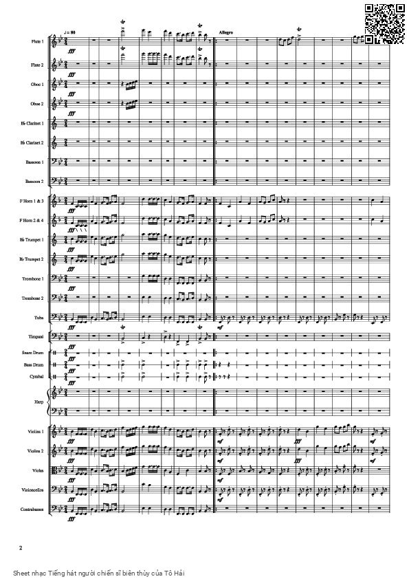 Page 12 of Sheet music PDF Tiếng hát người chiến sĩ biên thùy - Tô Hải