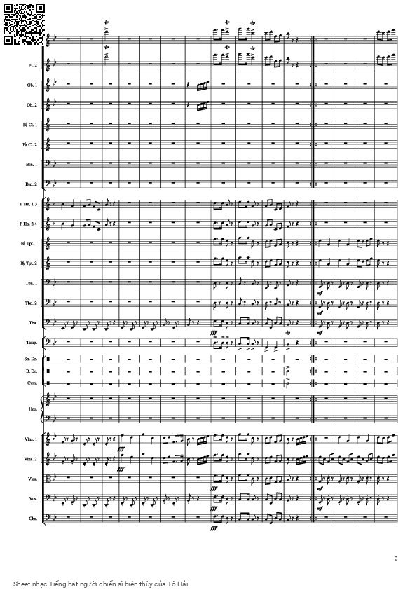 Page 13 of Sheet music PDF Tiếng hát người chiến sĩ biên thùy - Tô Hải