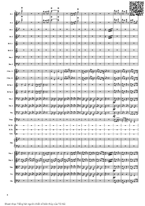 Page 14 of Sheet music PDF Tiếng hát người chiến sĩ biên thùy - Tô Hải