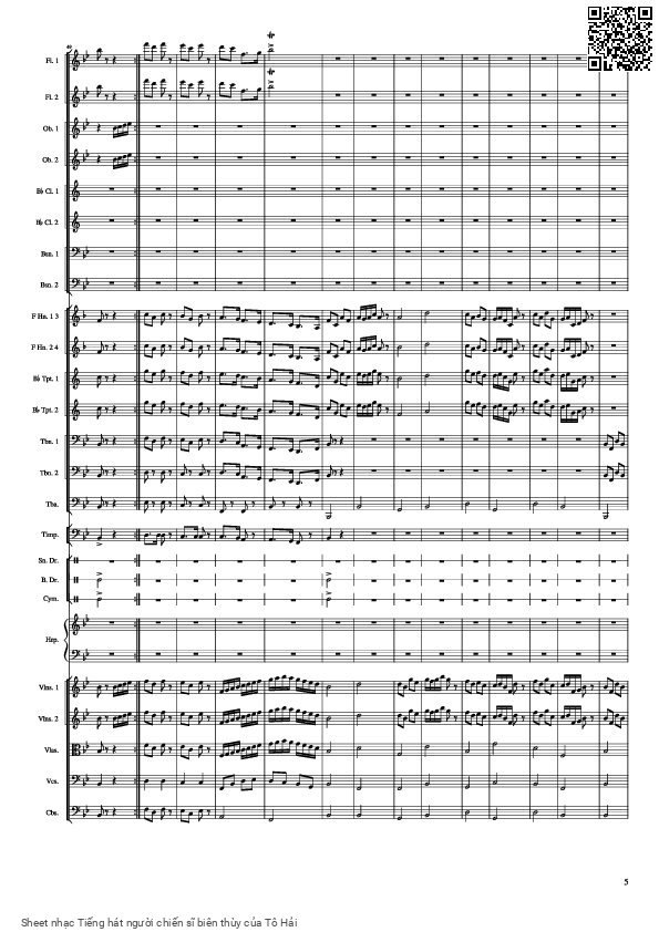 Page 15 of Sheet music PDF Tiếng hát người chiến sĩ biên thùy - Tô Hải
