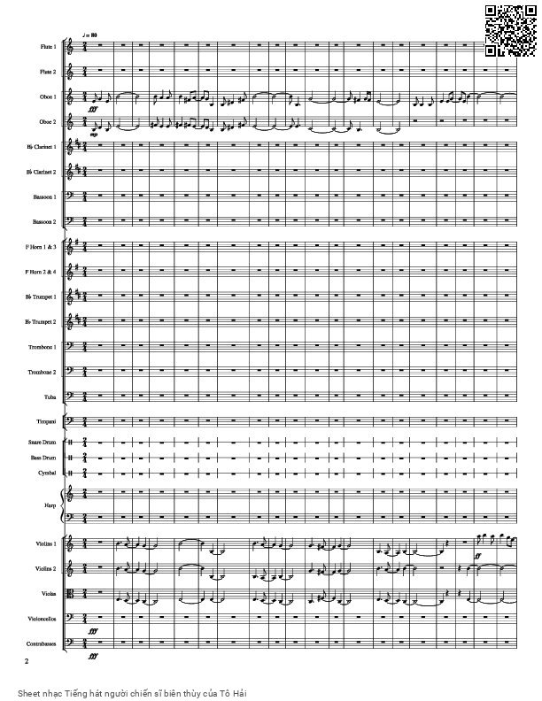 Page 18 of Sheet music PDF Tiếng hát người chiến sĩ biên thùy - Tô Hải