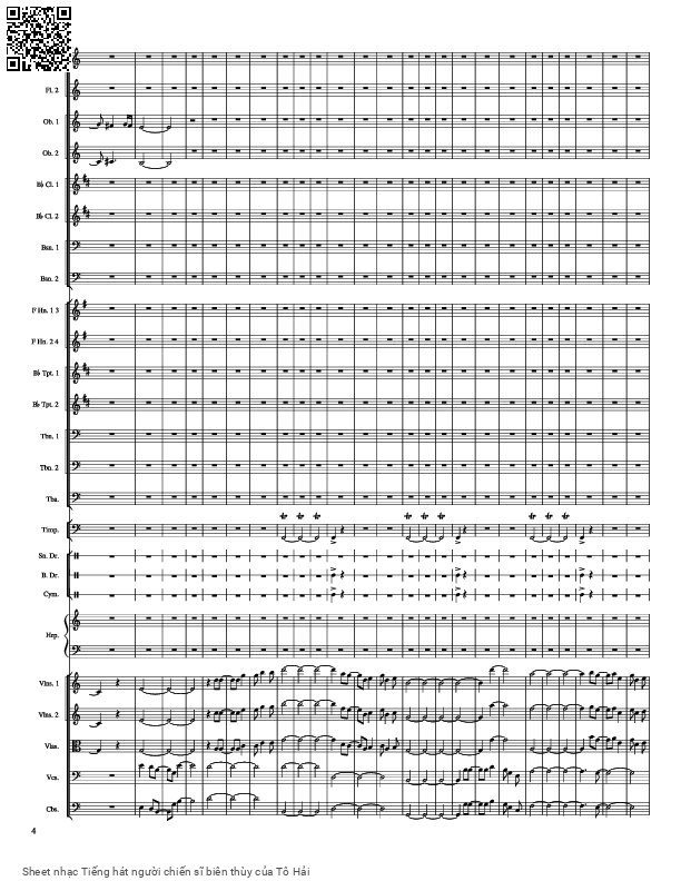 Page 20 of Sheet music PDF Tiếng hát người chiến sĩ biên thùy - Tô Hải