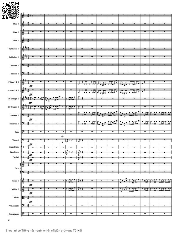 Page 23 of Sheet music PDF Tiếng hát người chiến sĩ biên thùy - Tô Hải