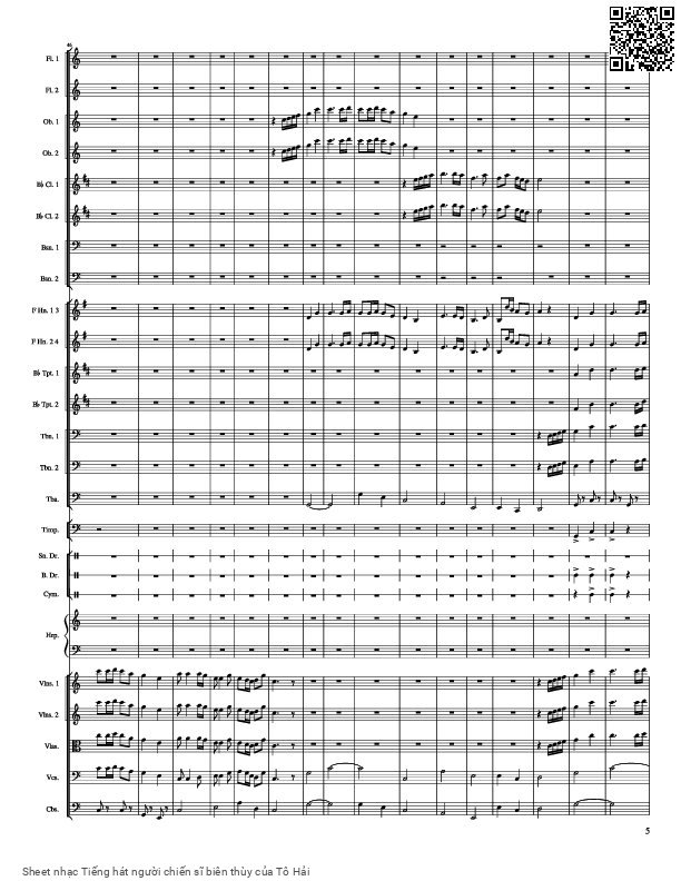 Page 26 of Sheet music PDF Tiếng hát người chiến sĩ biên thùy - Tô Hải