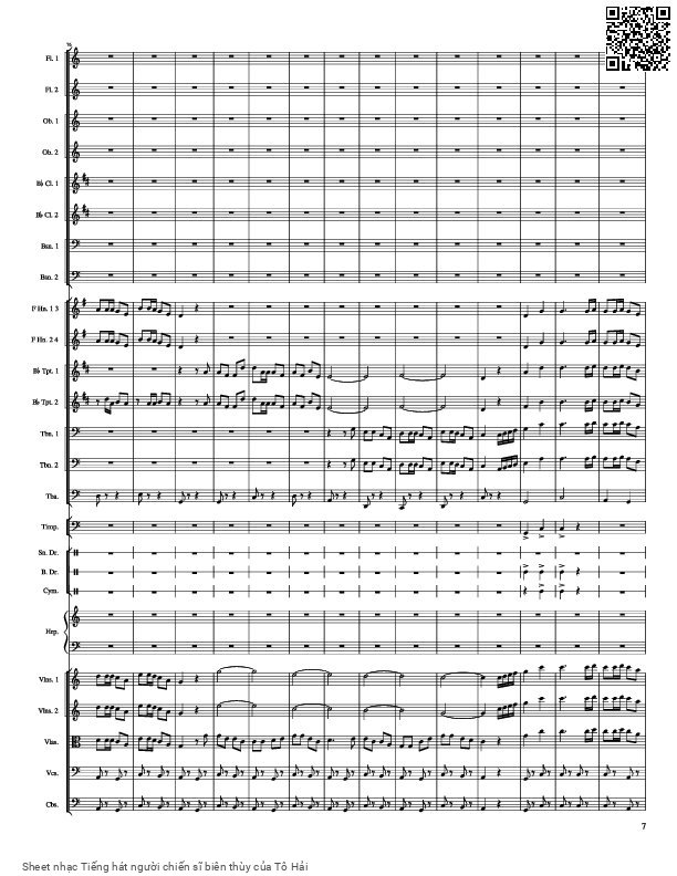 Page 28 of Sheet music PDF Tiếng hát người chiến sĩ biên thùy - Tô Hải
