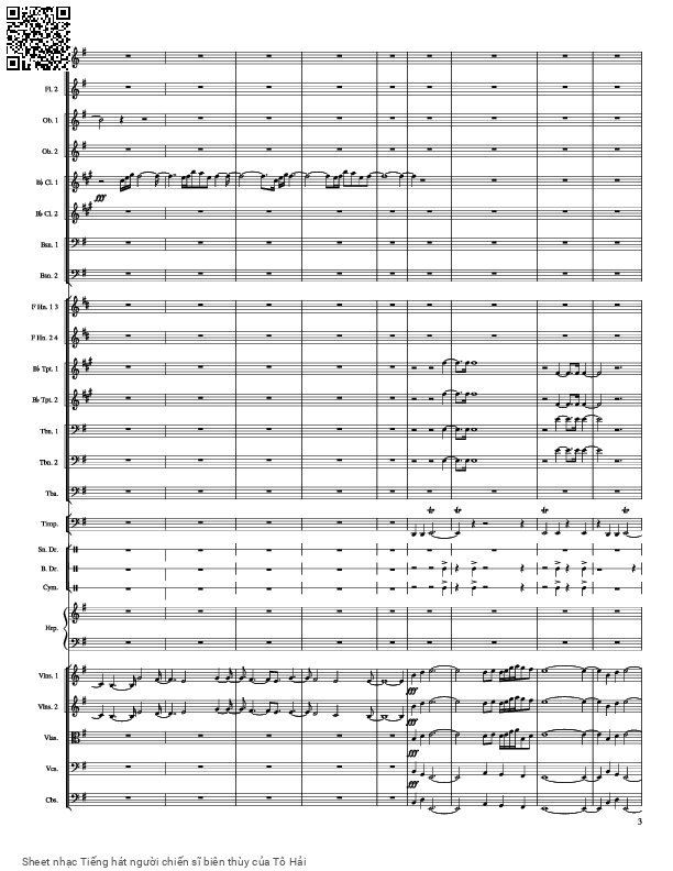 Page 5 of Sheet music PDF Tiếng hát người chiến sĩ biên thùy - Tô Hải