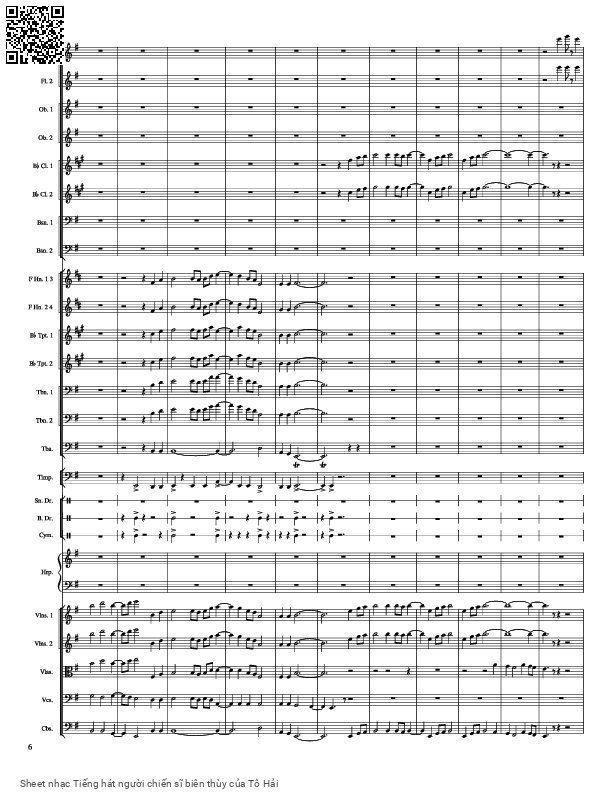 Page 8 of Sheet music PDF Tiếng hát người chiến sĩ biên thùy - Tô Hải