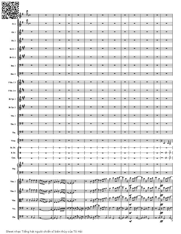 Page 9 of Sheet music PDF Tiếng hát người chiến sĩ biên thùy - Tô Hải