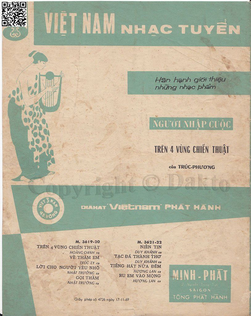 Page 4 of Sheet music PDF Tiếng hát nửa đêm - Trịnh Lâm Ngân