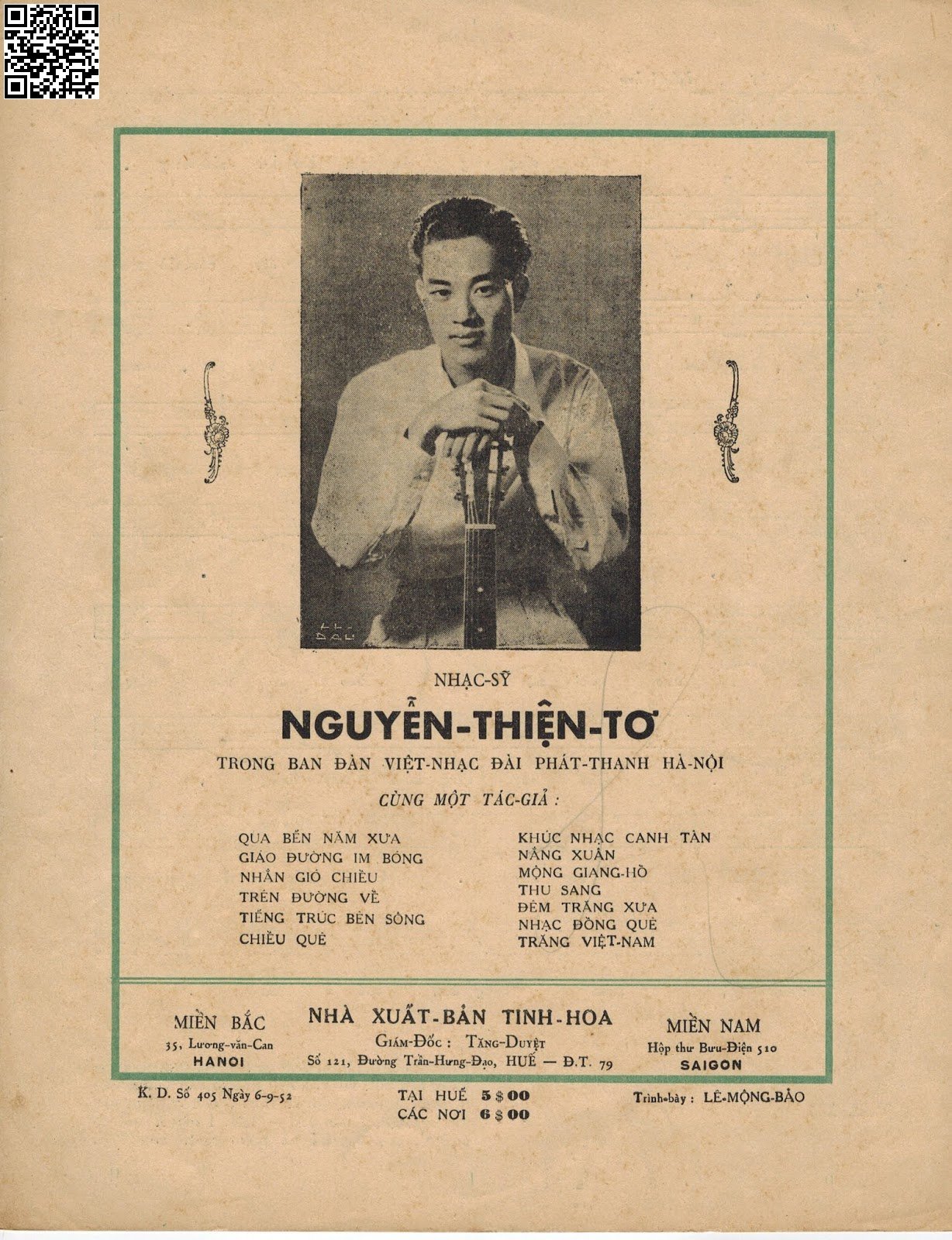 Page 4 of Sheet music PDF Tiếng trúc bên sông - Nguyễn Thiện Tơ