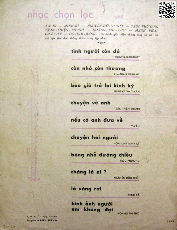 Page 4 of Sheet music PDF Bước chân chiều chủ nhật - Đỗ Kim Bảng