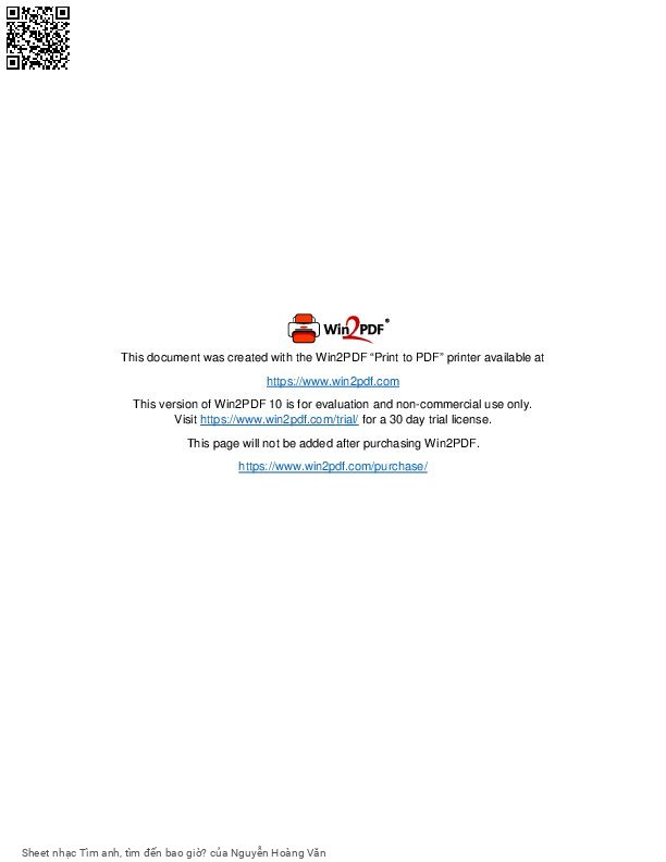 Page 3 of Sheet music PDF Tìm anh, tìm đến bao giờ? - Nguyễn Hoàng Văn