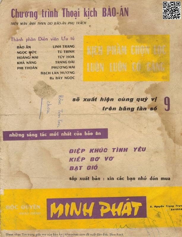 Page 4 of Sheet music PDF Tìm trong giấc mơ - Bảo Ân