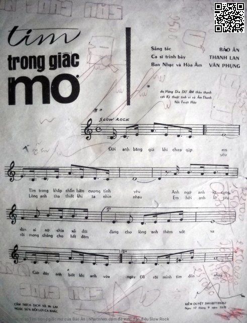 Page 6 of Sheet music PDF Tìm trong giấc mơ - Bảo Ân