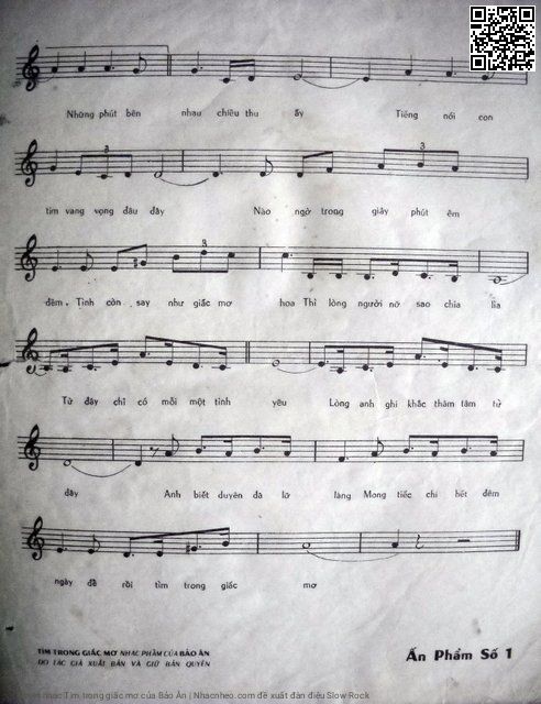 Page 7 of Sheet music PDF Tìm trong giấc mơ - Bảo Ân