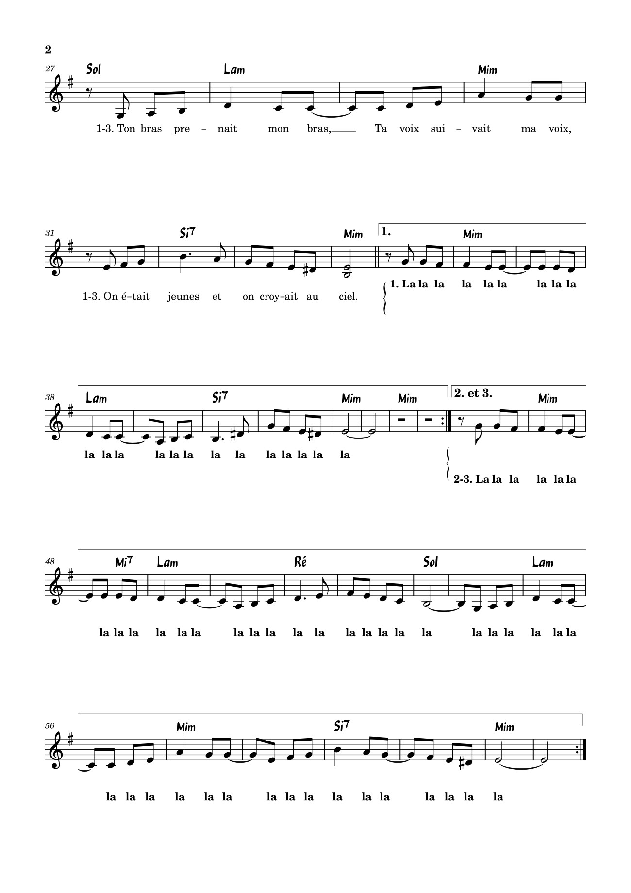 Page 3 of Sheet music PDF Tình ca du mục (Those were the days - Le Temps Des Fleurs) - Boris Fomin